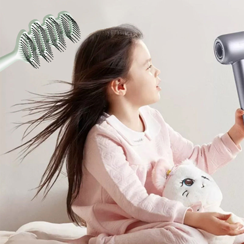 Hjemix | Buet hårbørste med ventilasjon