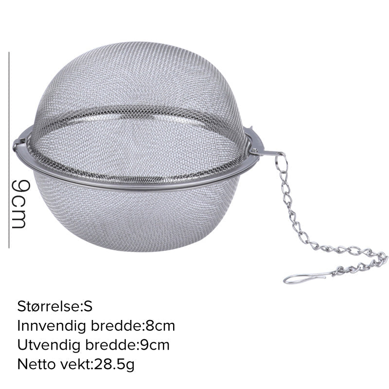 Hjemix | Gaveutvalg - Krydders- og tefilter i rustfritt stål 304