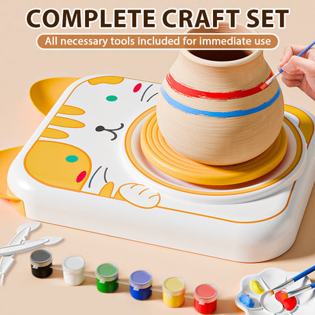 Hjemix | Søtt keramikkhjul-sett for barn