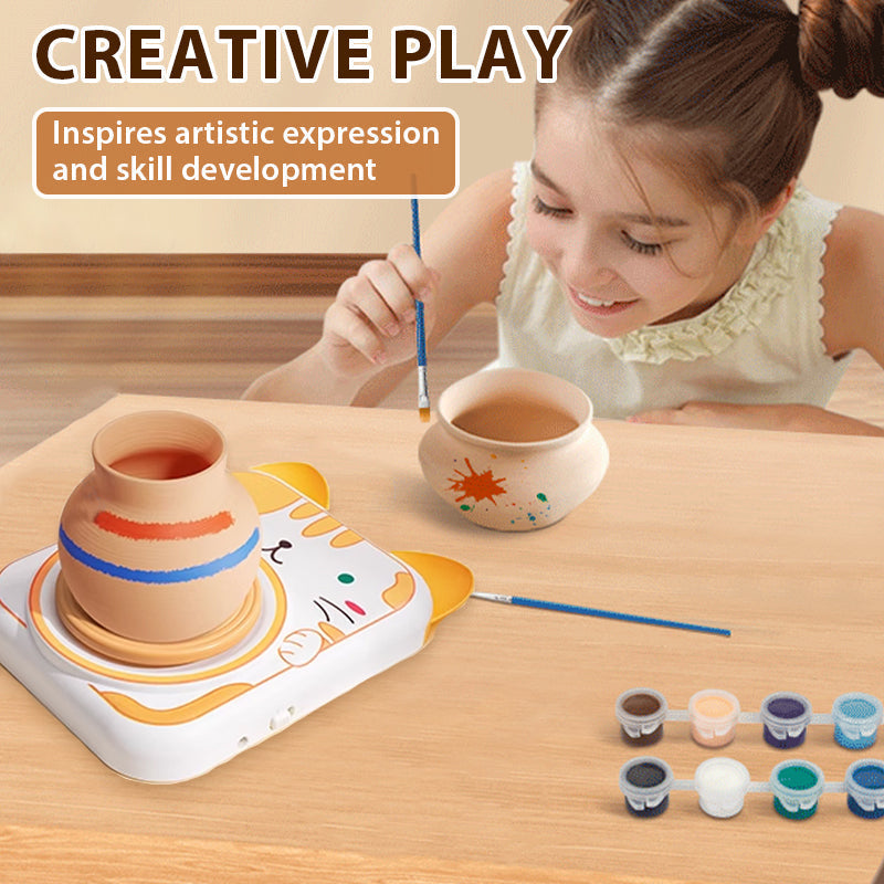 Hjemix | Søtt keramikkhjul-sett for barn
