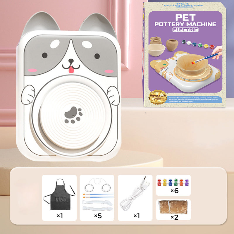 Hjemix | Søtt keramikkhjul-sett for barn