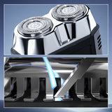 Hjemix | Gjennomsiktig mini-elektrisk barberhøvel – IPX7 vanntett