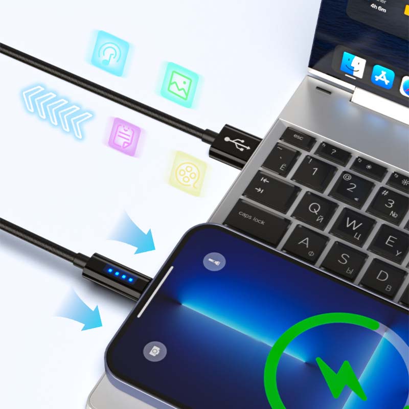 Hjemix | Automatisk avvisningsladekabel for hurtiglading