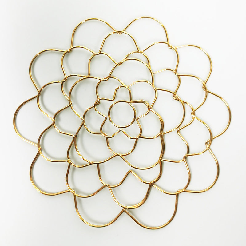 Hjemix | 🌸Rustfritt stål blomstergitterorganiserer♻️