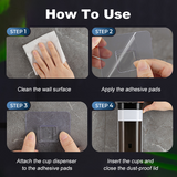 Hjemix | Vegghengt dispenserholder for engangskopper