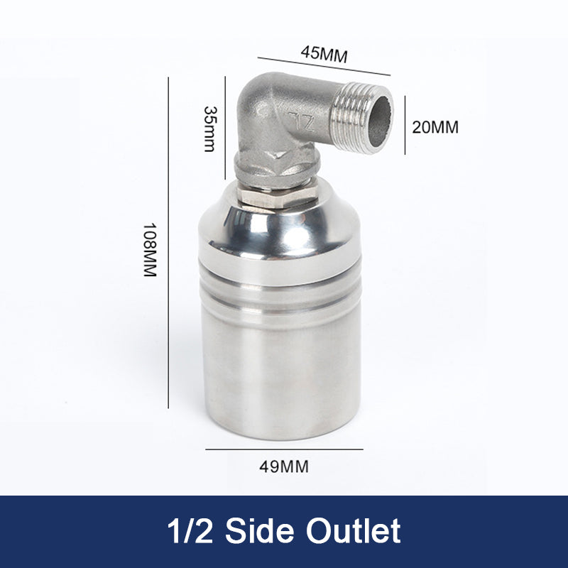 Hjemix | Flytende kuleventil i rustfritt stål