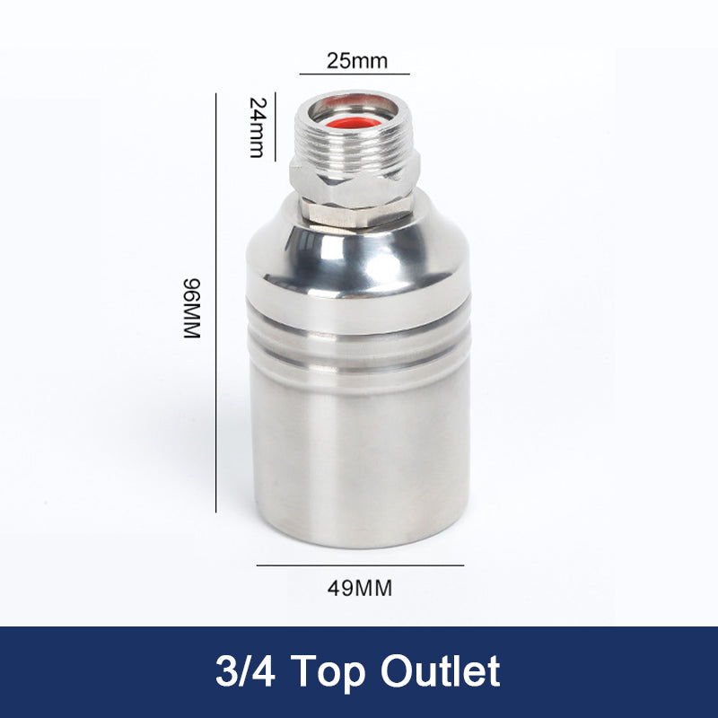 Hjemix | Flytende kuleventil i rustfritt stål