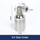 Hjemix | Flytende kuleventil i rustfritt stål