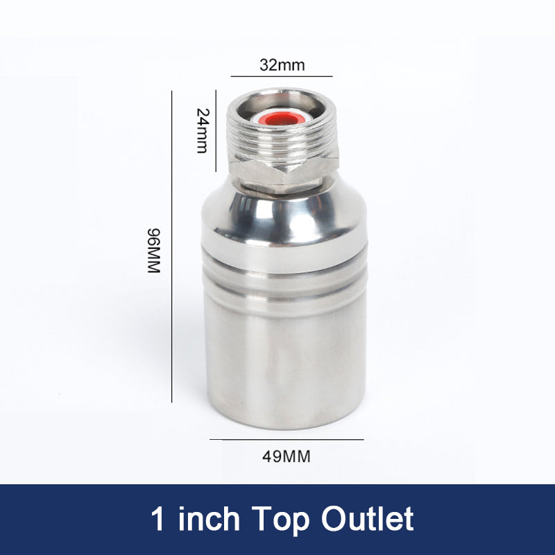 Hjemix | Flytende kuleventil i rustfritt stål