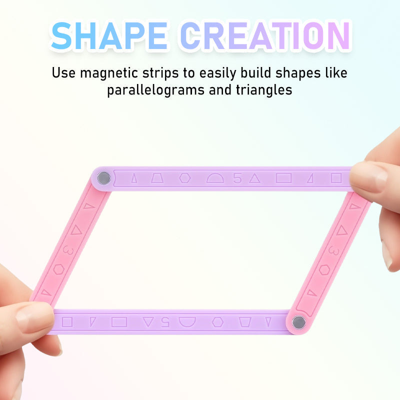 Hjemix | 19-delt magnetisk geometrisett
