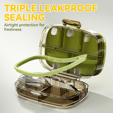 Hjemix | Forseglet bærbar reise-pilleboks