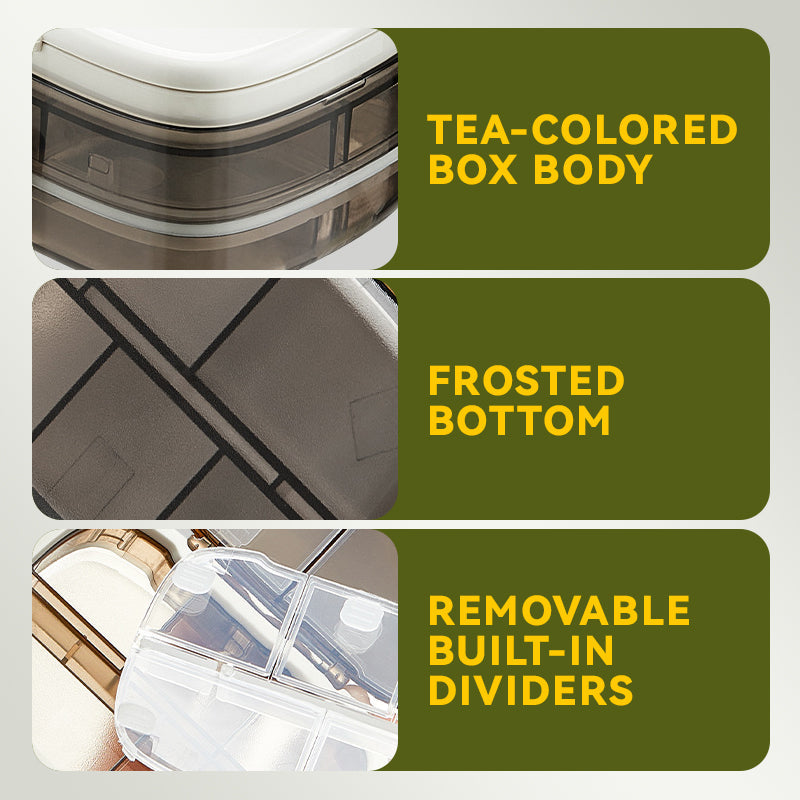 Hjemix | Forseglet bærbar reise-pilleboks