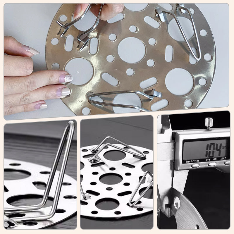 Hjemix | Sølvfarget dampkokerstativ i rustfritt stål med stativ for matlaging