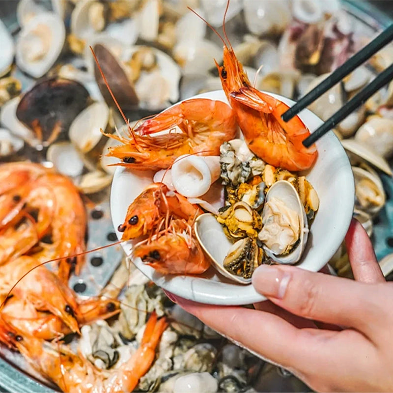 Hjemix | Sølvfarget dampkokerstativ i rustfritt stål med stativ for matlaging