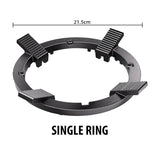 Hjemix | Universell gasskomfyrstativ med sklisikkert støttehylle