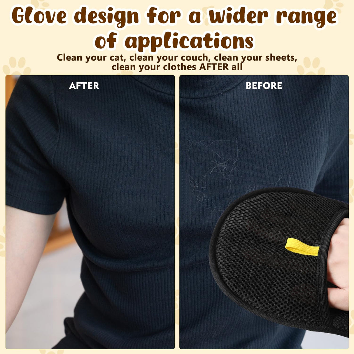 Hjemix | Elektrostatiske hansker for fjerning av dyrehår