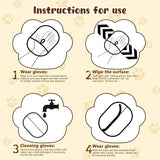 Hjemix | Elektrostatiske hansker for fjerning av dyrehår