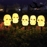 Hjemix | Halloween gresskarhage solcellelampe