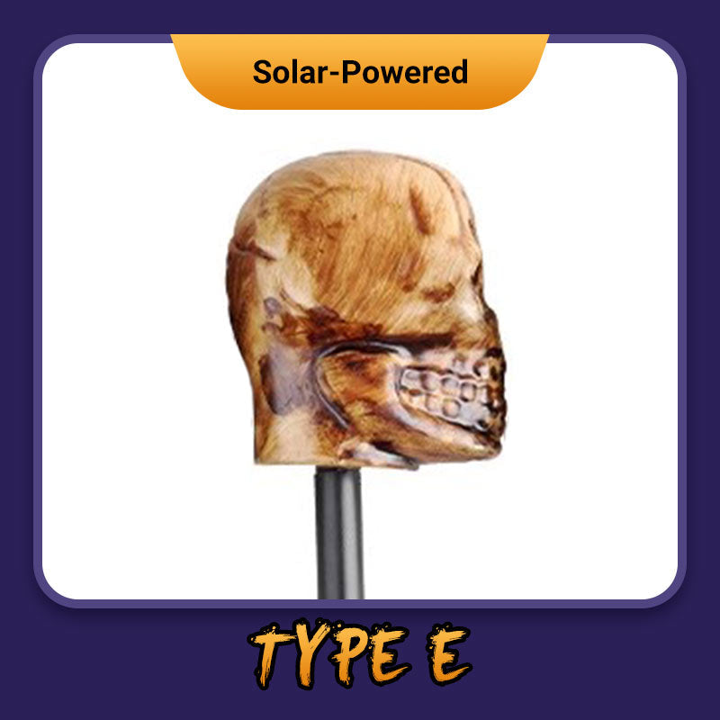 Hjemix | Halloween gresskarhage solcellelampe