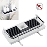 Hjemix | Baderomsregal Caddy for Dusjstang, Ingen Borrehull Stang Dusjlagringsregalholder