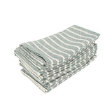 Hjemix | Stripete Stoff Servietter (Sett med 12)