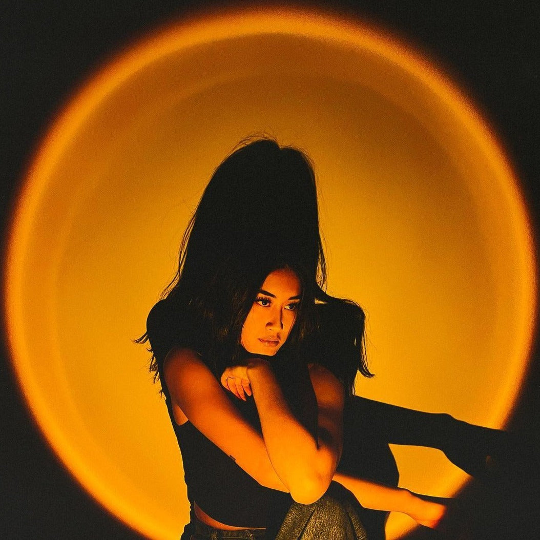 Hjemix | Sunset Lampe - Luminex - USB Drevet - Regnbueprojeksjon