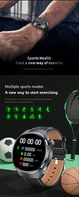 Hjemix | Gt4 Pro Smartwatch For Menn: Ip68 Nfc Gps Tracker, Amoled 360*360 Hd-Skjerm, Hjertefrekvens, Bluetooth-Samtale Begrenset Utgave