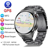 Hjemix | Gt4 Pro Smartwatch For Menn: Ip68 Nfc Gps Tracker, Amoled 360*360 Hd-Skjerm, Hjertefrekvens, Bluetooth-Samtale Begrenset Utgave