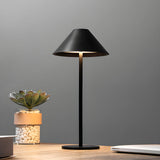 Hjemix | Minimalistisk dimbar Touch bordlampe - vanntett og oppladbar lys Farge