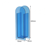 Hjemix | Gjennomsiktig Akryl Blomsterpotte