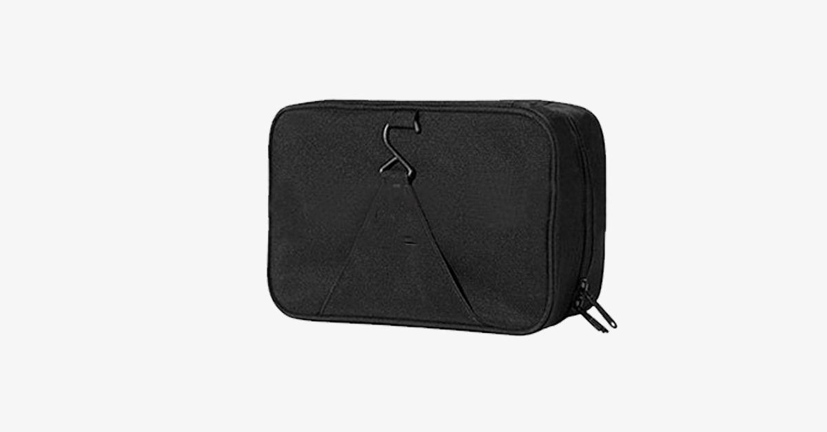 Hjemix | Kosmetikkpose Toalettsaker - Reisesekk Vanntett Kompakt Hengende Personlig Pleie Hygiene Bag