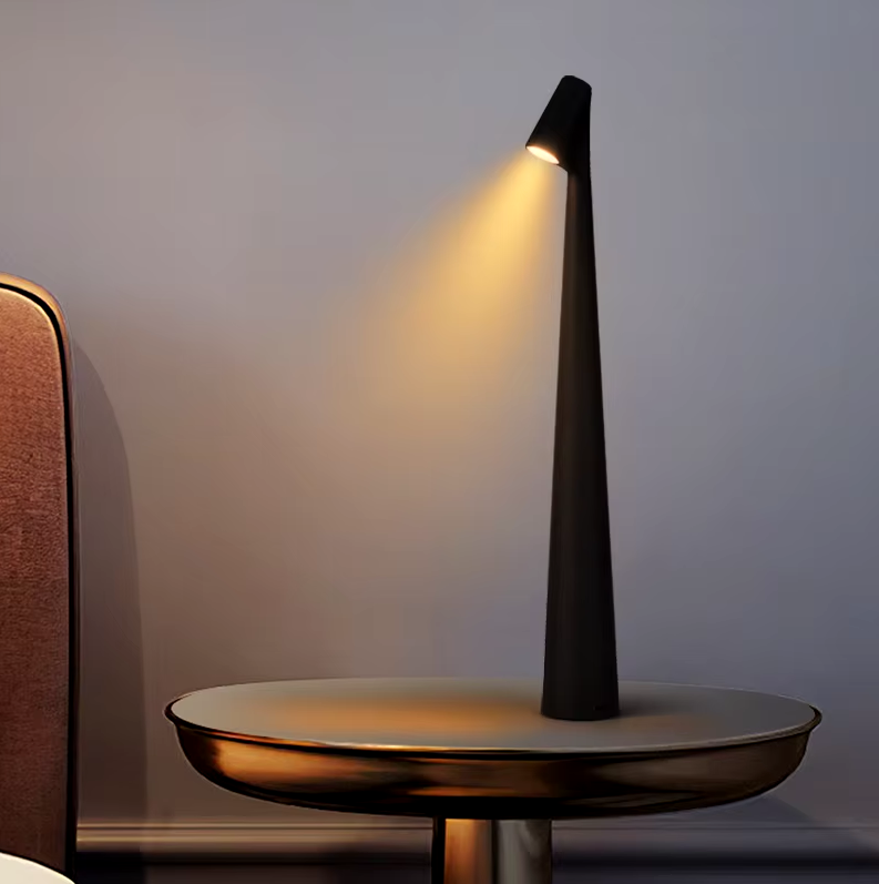 Hjemix | LumiLux Bærbar Touch LED Lampe – Oppladbar, Dimbar og Slank Design