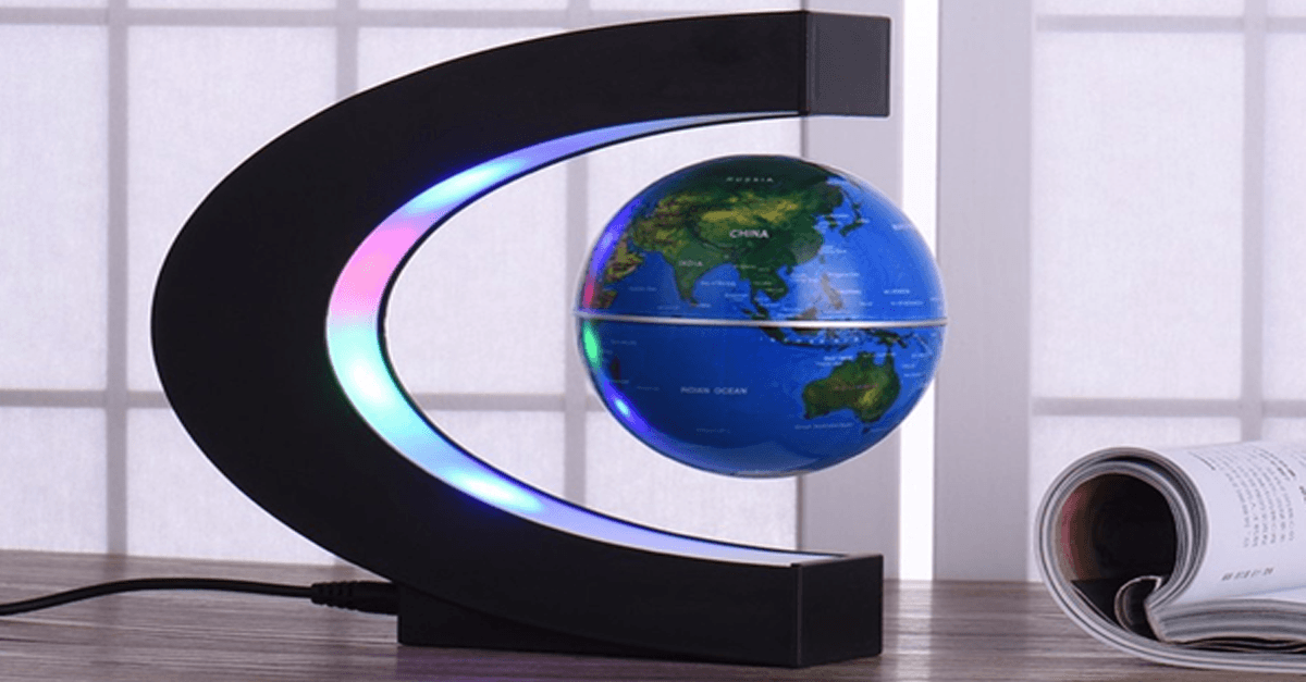 Hjemix | Modern Globe – Nyt den magiske magnetiske svevningen av verden!