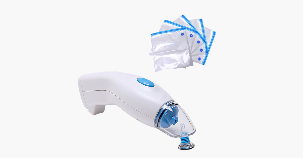 Hjemix | Vakuumforseglingssystem – Hold maten din trygg i mye lengre tid!