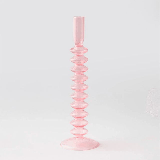 Hjemix | Vintage-Glass-Lysestake Candle Holder