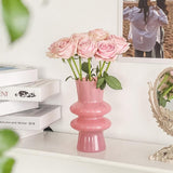 Hjemix | Bølgeformet Glassblomst Vase