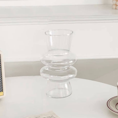 Hjemix | Bølgeformet Glassblomst Vase