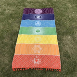 Hjemix | 7 Chakra Regnbue Yoga Matte