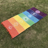 Hjemix | 7 Chakra Regnbue Yoga Matte