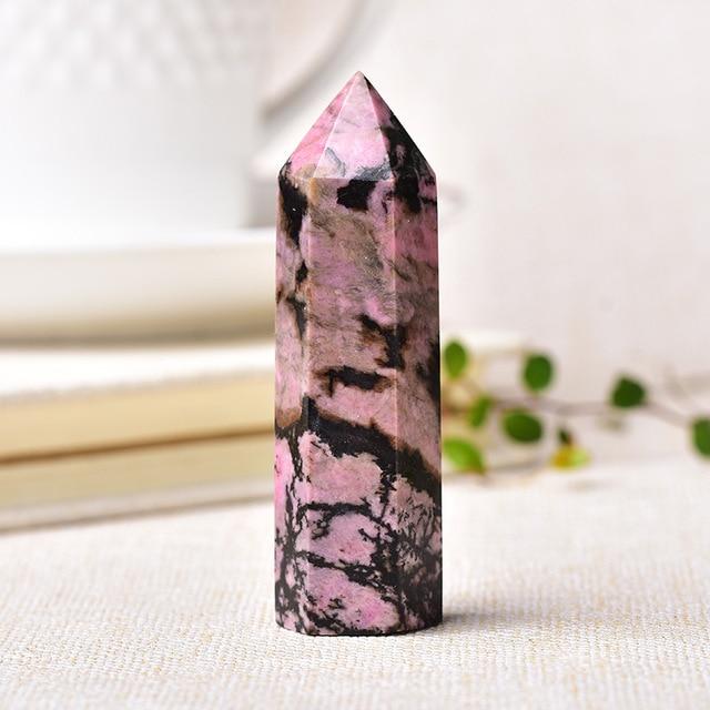 Hjemix | Rhodonite Crystal Point Tower