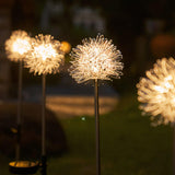 Hjemix | Dandelion Garden Lights, Solar Powered