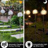 Hjemix | Dandelion Garden Lights, Solar Powered