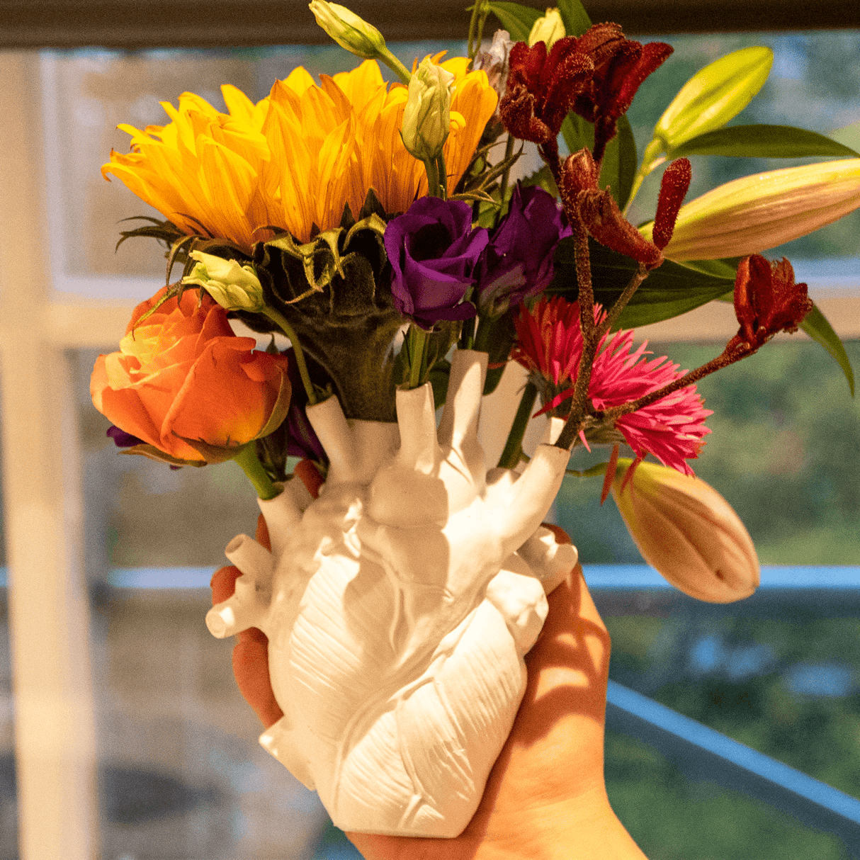 Hjemix | Hjerte Blomster Vase