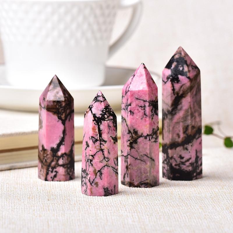 Hjemix | Rhodonite Crystal Point Tower