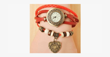 Hjemix | Hjerte Vintage Wrap Klokke